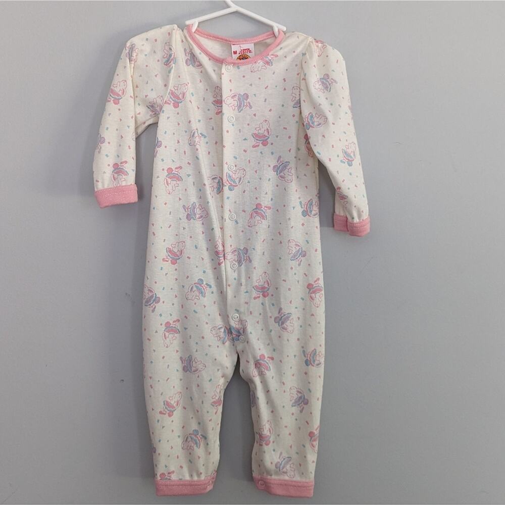 NEW Vintage Winnie The Pooh Girls 18 Months with Pink Accents